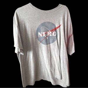 NASA Nerd Tee Unisex 3X Science Graphic Geek‎ Shirt